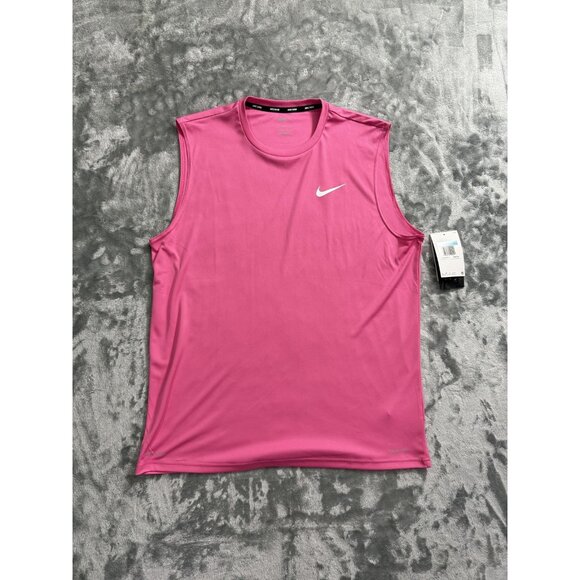 Nike Dri-FIT Shirt Mens Medium Sleeveless Athletic UPF 40+ NESSA585-656 - Picture 1 of 10